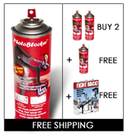 PhotoBlocker Spray : Buy 2 Get 1 More Can FREE + FREE Shipping