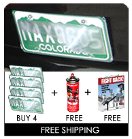 Shop - Phantom Plate Covers, PhotoBlocker Spray, License Plate Cover